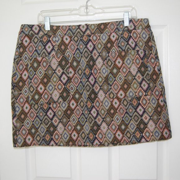Simply Noelle Tapestry Like A Line Skirt Size L-XL - Picture 2 of 10